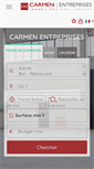 Mobile Screenshot of carmen-entreprises.com
